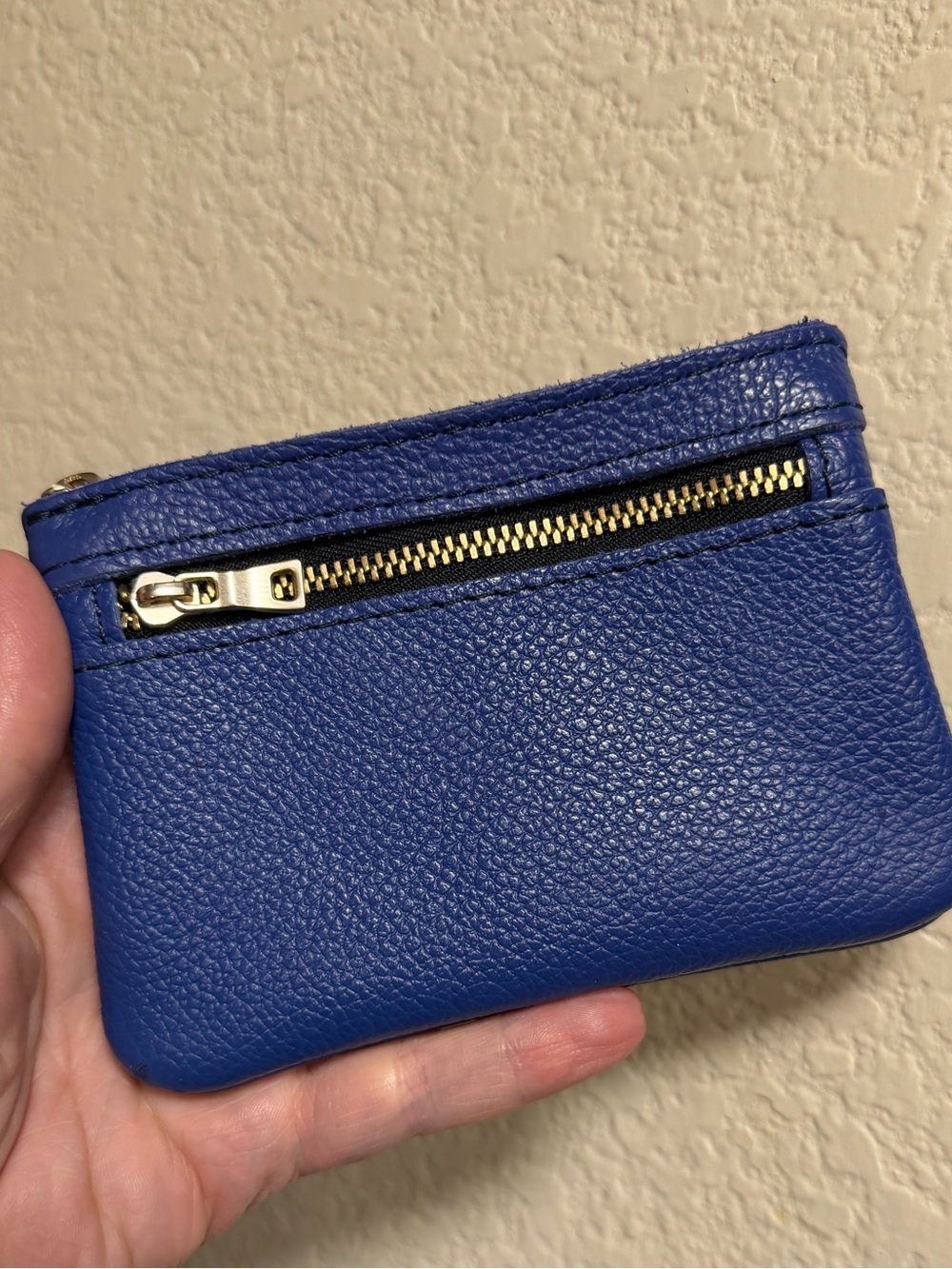 Portland Leather goods double zip wallet